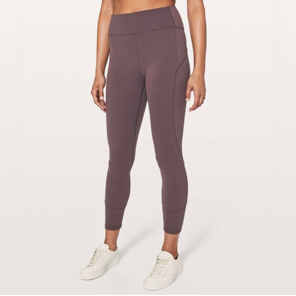 Lululemon In Movement 7/8 Tights Everlux Vintage Grape